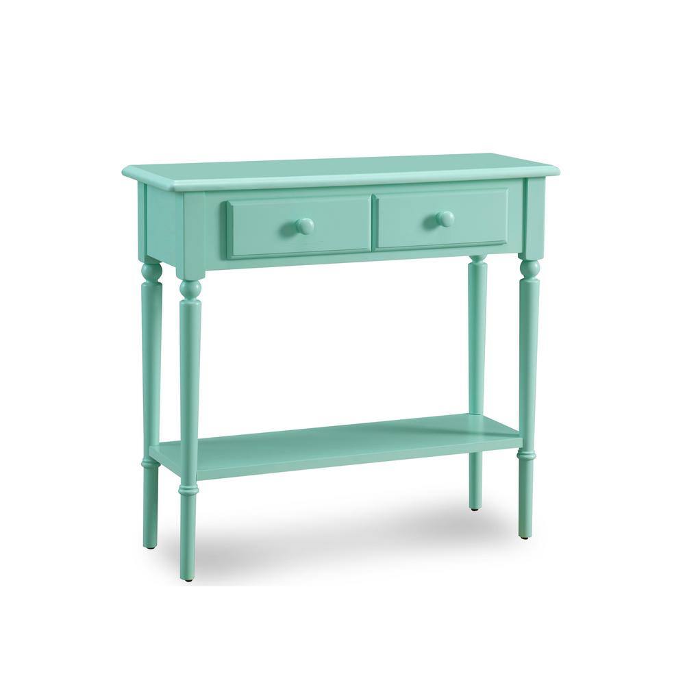 Leick Home Coastal Notions 30 in. Silky Painted Kiwi Green Narrow Hall