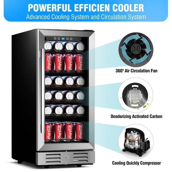 Kalamera 15 Beverage cooler 96 Can Built-In Single Zone Touch