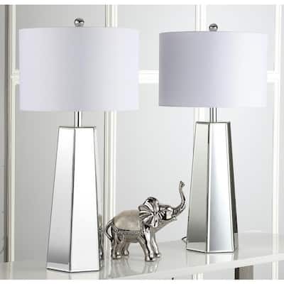 Mirrored Lamps Lighting The Home, Mirror Glass Table Lamp