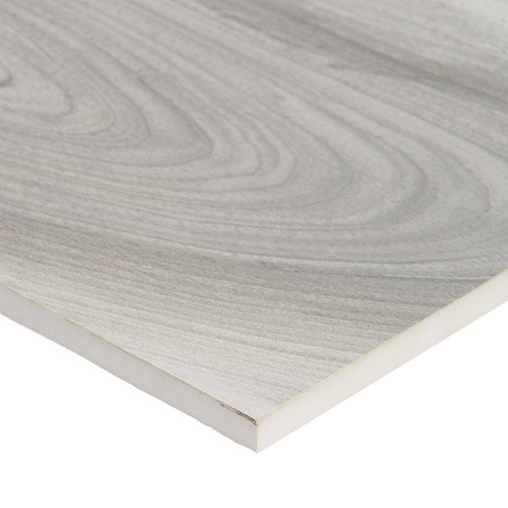 Peruvian Gray Matte Porcelain Wood Look Large Format Tile