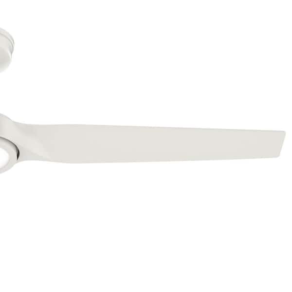 Hunter Hunter 52 in. Zentech Wi-Fi Energy Star Fresh White Damp