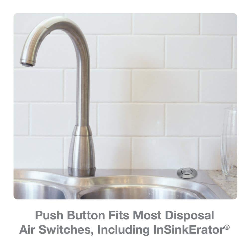 Universal Stainless Steel Garbage Disposal Air Switch Button