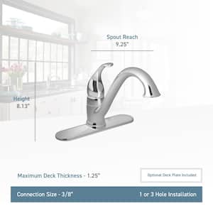 Camerist Single-Handle Standard Kitchen Faucet in Chrome