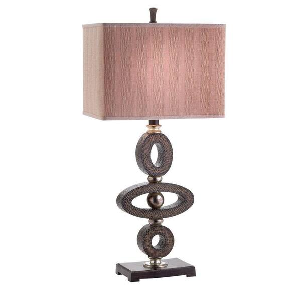 Eurofase Galliano 26 in. Aged Silver Table Lamp