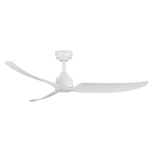 KUZCO Hugo 52 in. Matte White Ceiling Fan