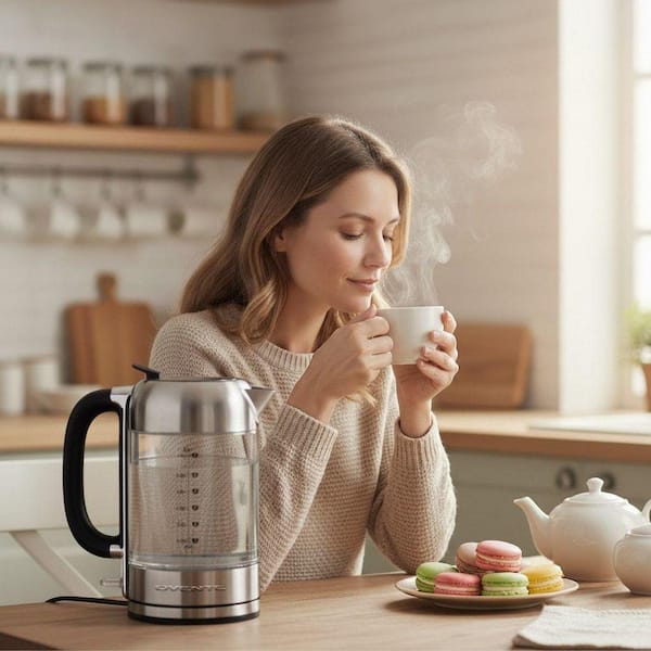 borosil glass water boiling kettle