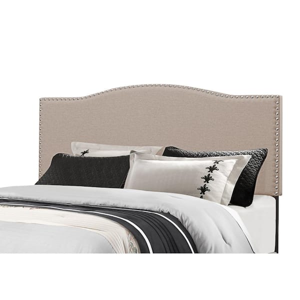 Hillsdale Furniture Kiley Gray Fog Full/Queen Headboard Upholstered Headboard with Frame