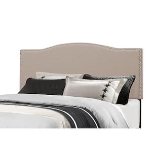 Kiley Gray Fog King Headboard Upholstered with Frame