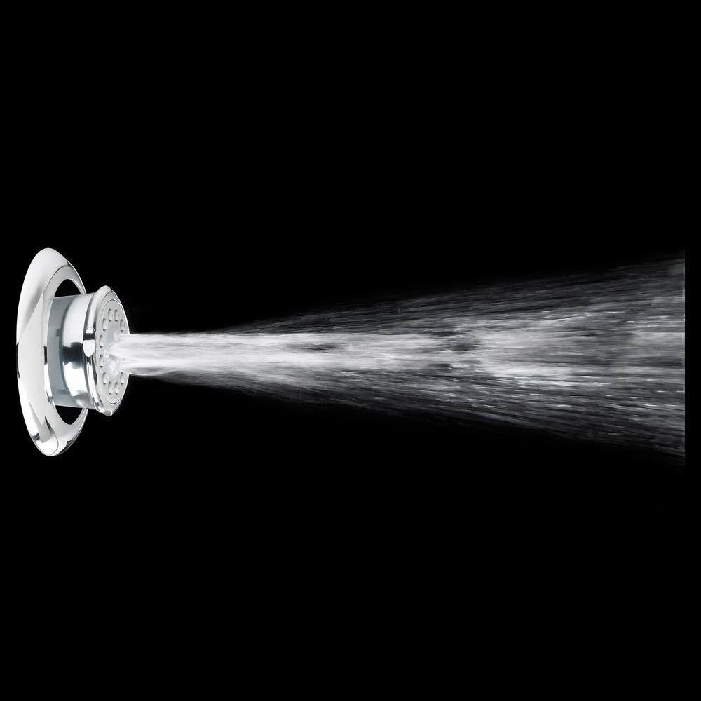 Polished Chrome Round 3-Spray Body Shower Jet