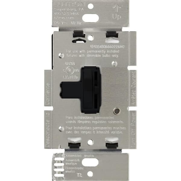 Lutron Toggler Dimmer Switch for Magnetic Low-Voltage, 600-Watt