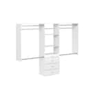Ultimate 60 in. W - 96 in. W Tower Wall Mount 6-Shelf Wood Closet System