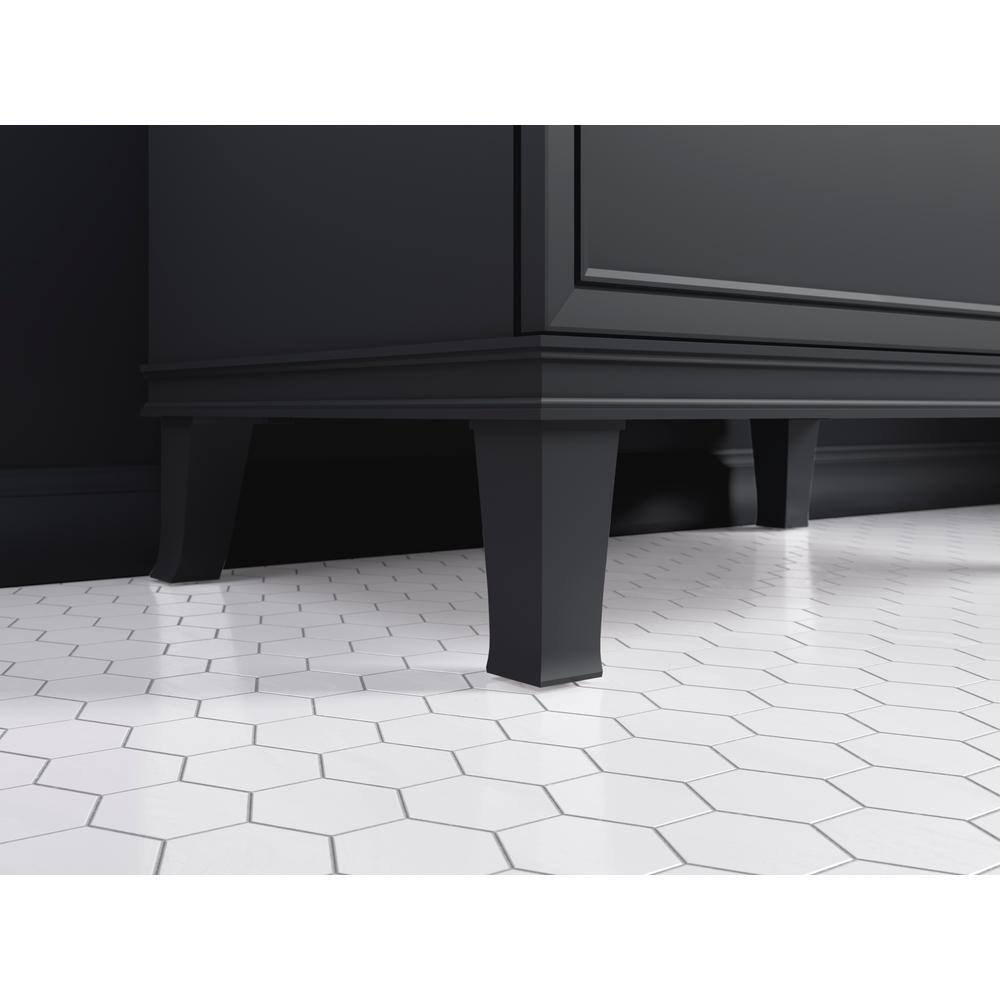 Slate Grey 36" Mid Century Modern Bathroom Vanity