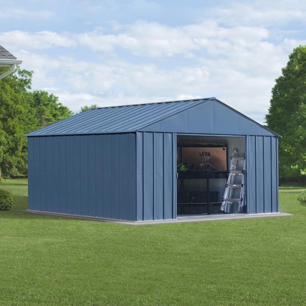 Arrow Classic Storage Shed 12 ft. D x 12 ft. W x 8 ft. H Metal Shed 138 sq. ft.