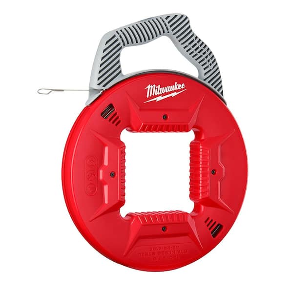 Milwaukee 120 ft. x 1/8 in. Stainless Steel Fish Tape 48224186 The