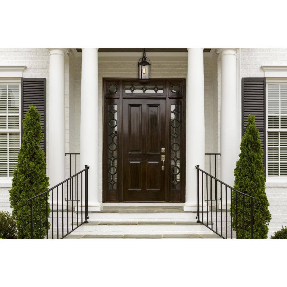 Grandview Oil Rubbed Bronze Outdoor Pendant with Clear Seeded Glass
