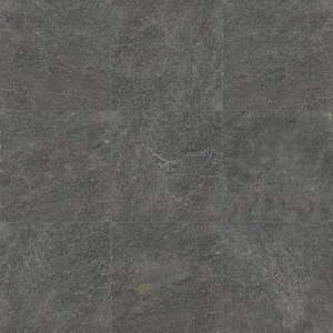 Ostrich Grey 16 in. x 16 in. Honed Quartzite Stone Look Floor and Wall Tile (8.9 sq. ft./Case)