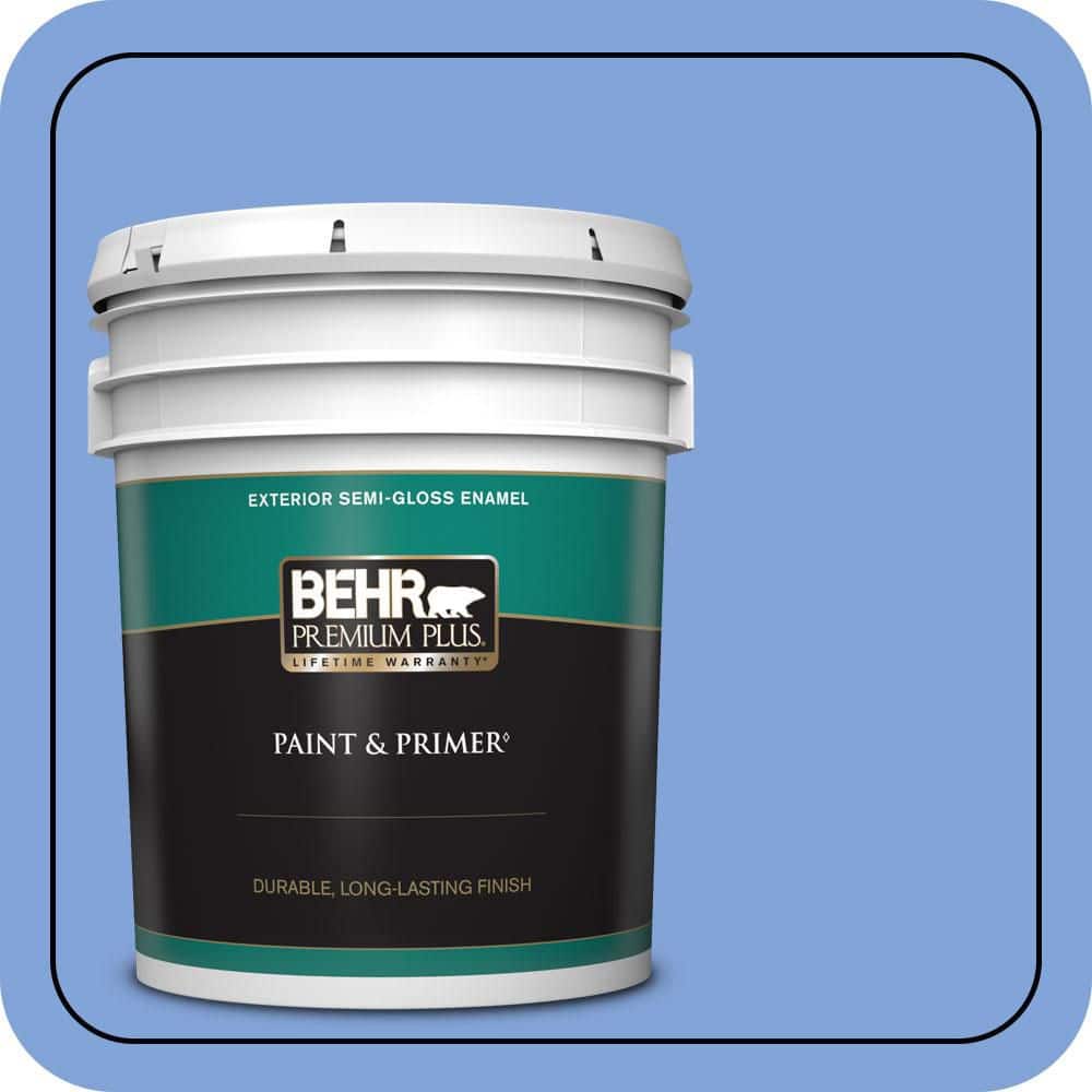 5 gal. #P530-4 Periwinkle Semi-Gloss Enamel Exterior Paint & Primer price history on PriceWatchPro