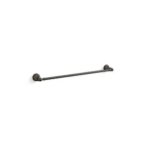 Capilano 24 in. Wall Mounted Towel Bar in Oil-Rubbed Bronze