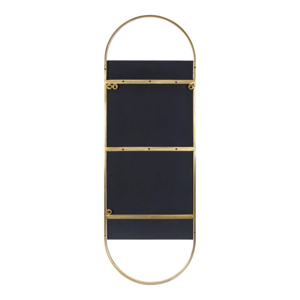 Gold Capsule Full Length Iron Wall Mirror