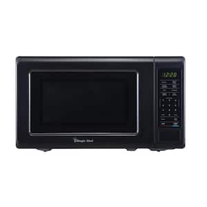 0.7 cu. ft. Countertop Microwave in Black with Gray Cavity