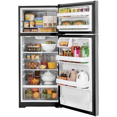 16.6 cu. ft. Top Freezer Refrigerator in Stainless Steel, ENERGY STAR