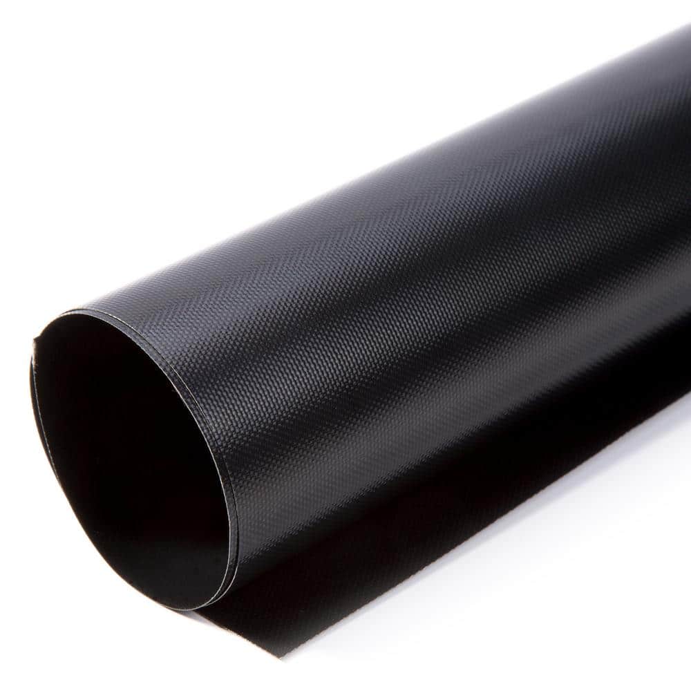 Set of 2 Black Non-Stick BBQ Grill Mats