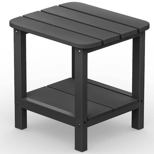 MOEPISY Adirondack Side Table End Table-Gray