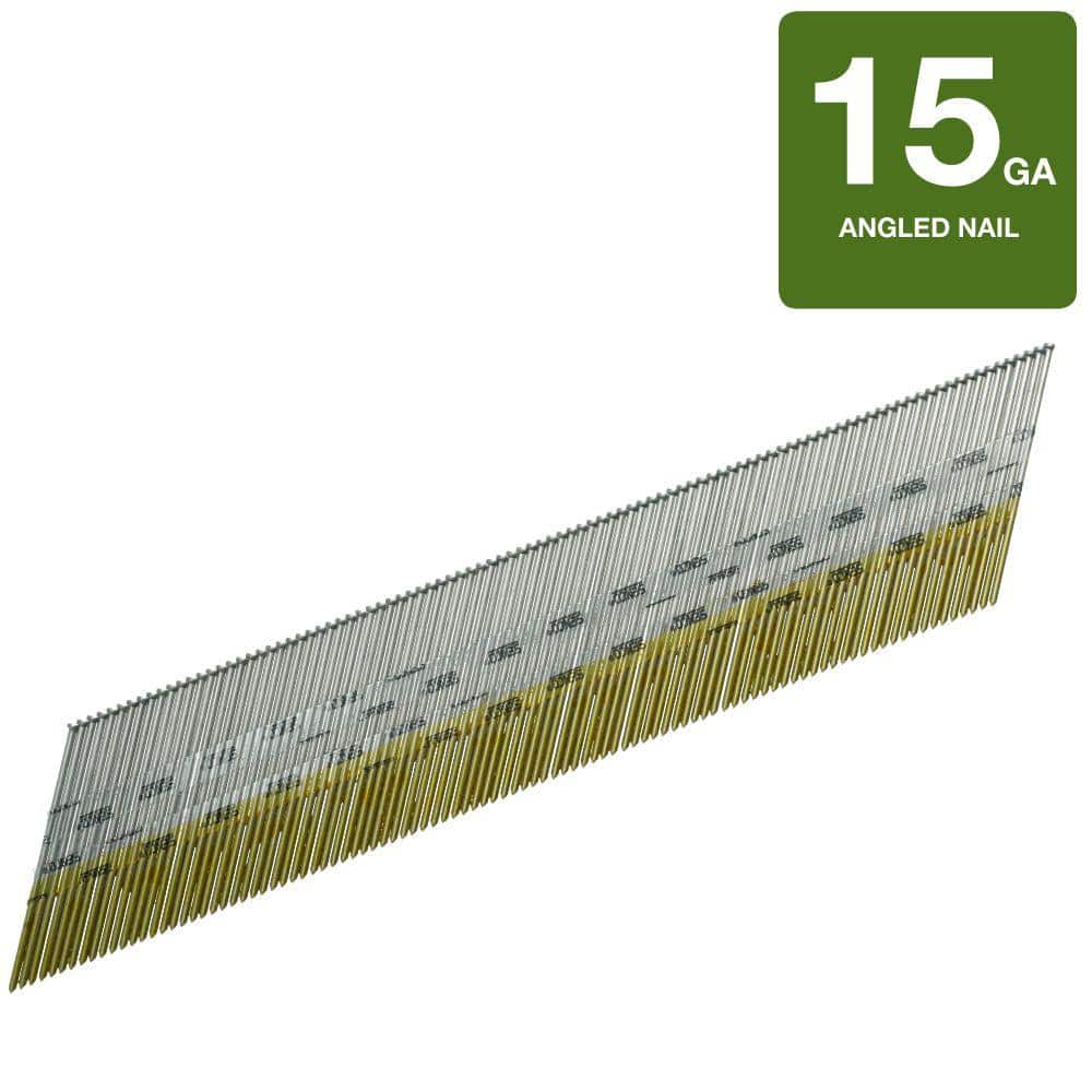 Senco 21/4 in. x 15Gauge Bright Basic Brad Nails DA23EPBN The Home Depot