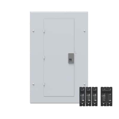 200 Amp 20-Space 40-Circuit Main Breaker Indoor Plug-On Neutral Load Center V...