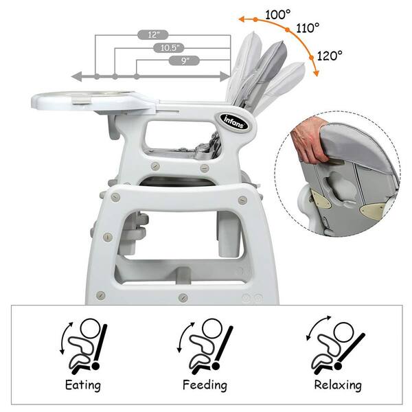 Costway 3 store in 1 highchair