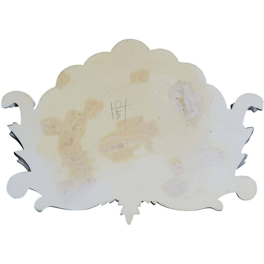 Primed White Polyurethane Shell Onlay Scroll