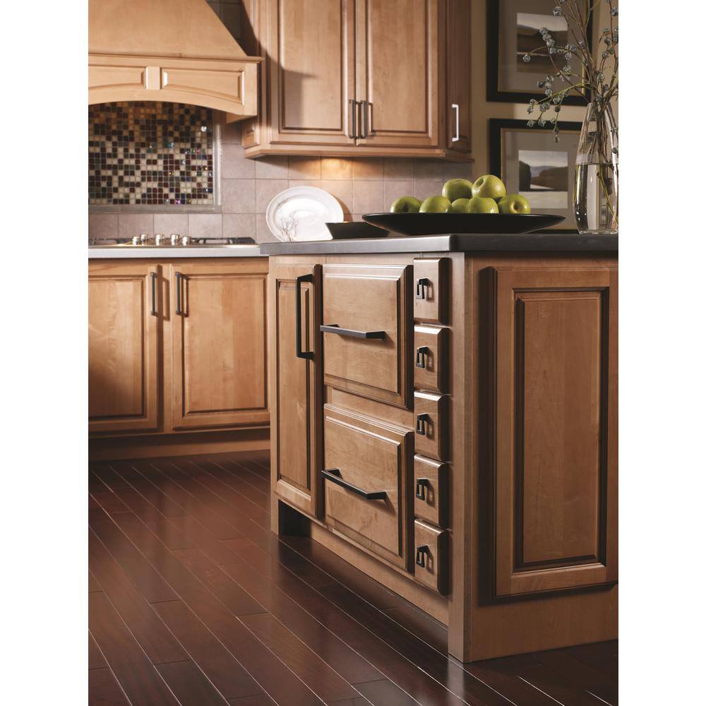 Black Bronze Drop Bail Cabinet Drawer Pull with Mounting Hardware