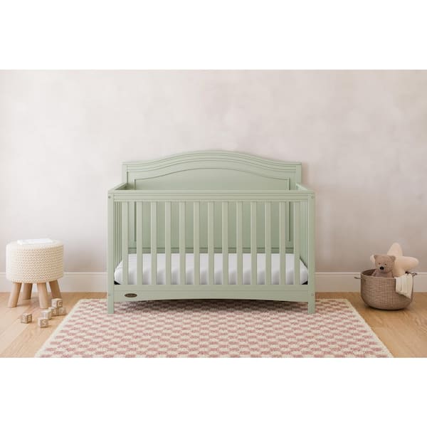 Paris 4-in-1 Convertible Crib Graco Color: Sage