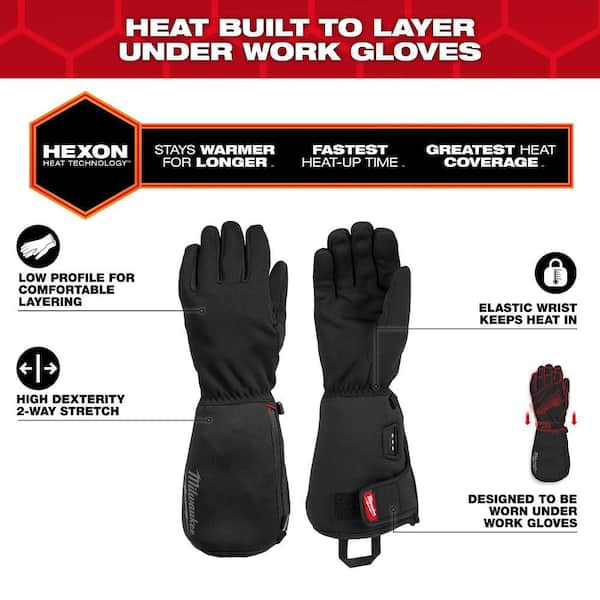 Men's Medium Heated Gloves Liners