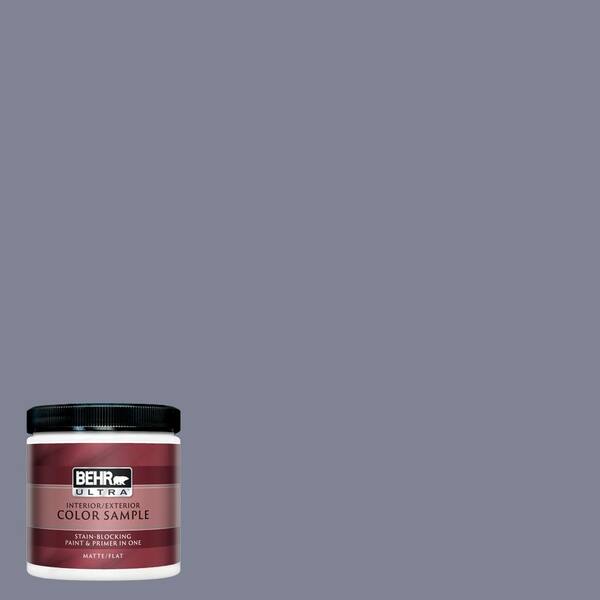 BEHR ULTRA 8 oz. #UL250-19 Metro Matte Interior/Exterior Paint and Primer in One Sample