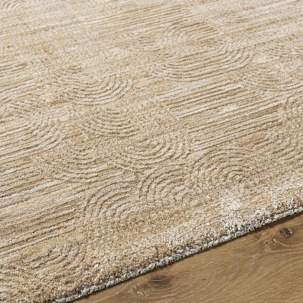 Masterpiece Beige/Tan Traditional 9 ft. x 12 ft. Indoor Area Rug