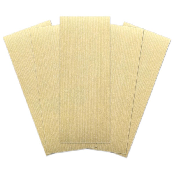 AlumiNext Speed Sheets 3-2/3 in. x 9 in. 320 Grit Very Fine Hook and Loop Sand Paper (5-Pack)
