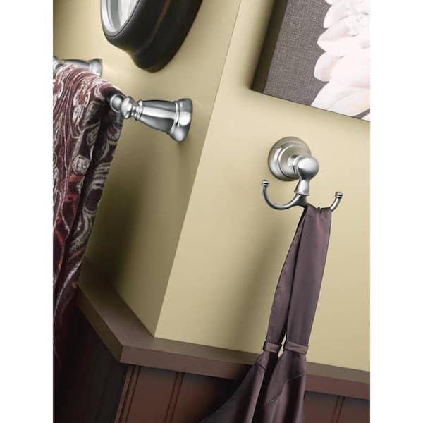 MOEN Banbury Double Robe Hook in Chrome (2-Pack Combo) TY2603CH-2PK - The  Home Depot