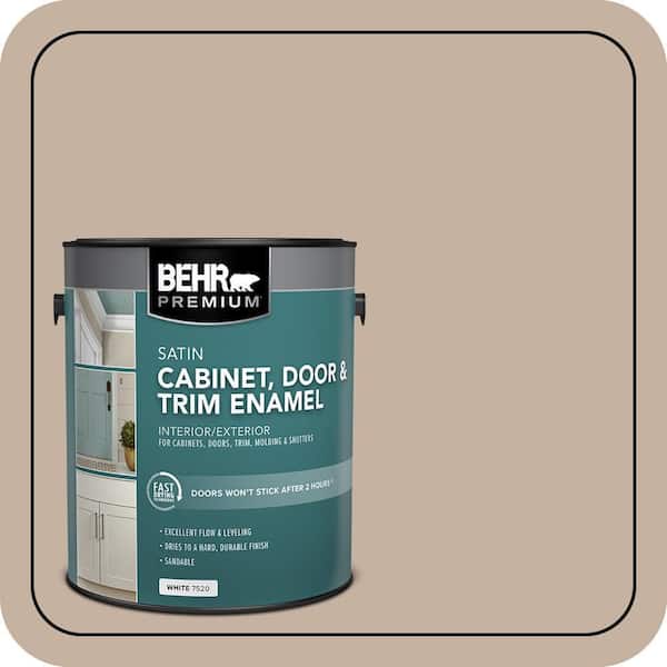 BEHR PREMIUM 1 gal. #MQ2-32 Mink Haze Satin Enamel Interior