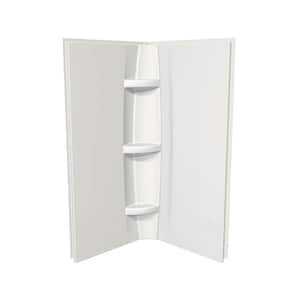 MAAX Acrylic 32 in. 32 in. x 72 in. 2-Piece Direct-to-Stud Corner