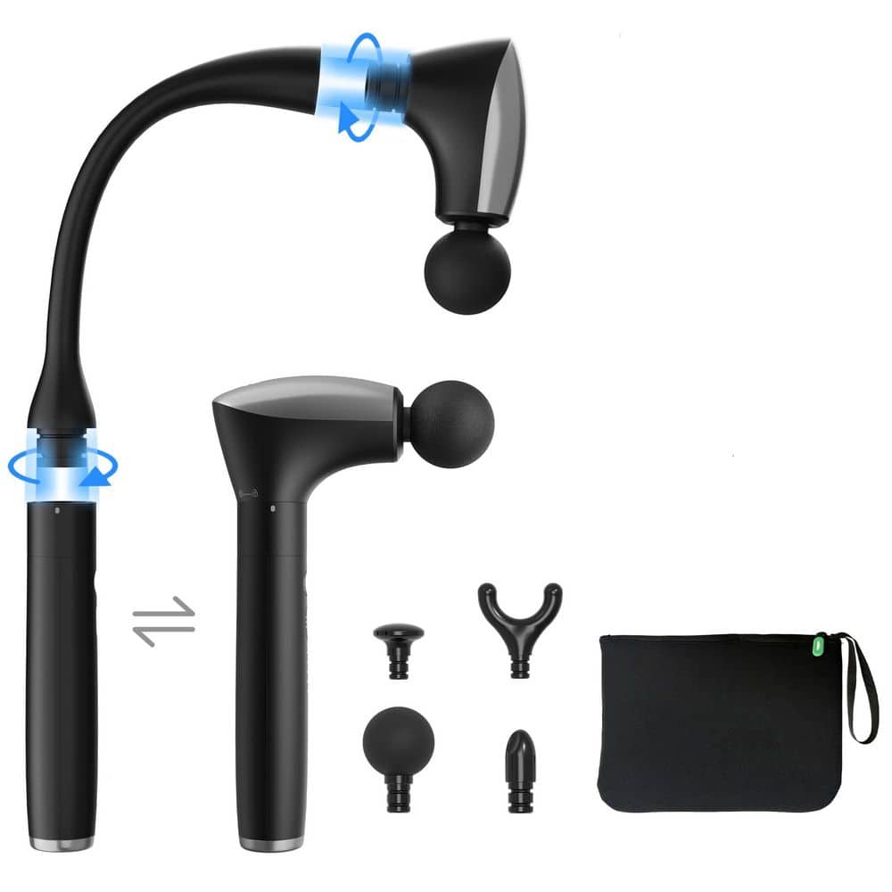 Detachable Back Massage Gun with Extension Handle, Portable Deep Tissue Muscle Massager for Full Body Pain Relief price history on PriceWatchPro
