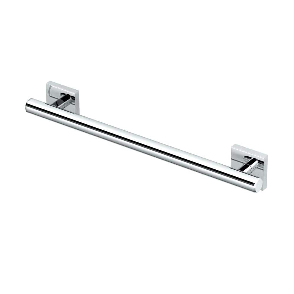 Elevate 18" Polished Chrome Stainless Steel Wall Mount Grab Bar