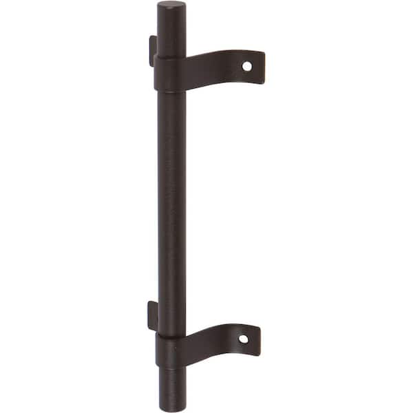 DELANEY HARDWARE 7-3/4 in. Bronze Barn Door Hardware Tubular H32 Pull Handle
