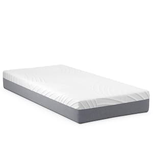 Twin XL Medium Firm Adjustable 10 in. Bed Mattress 3D CNC Cutting & Jacquard Fabric Cover