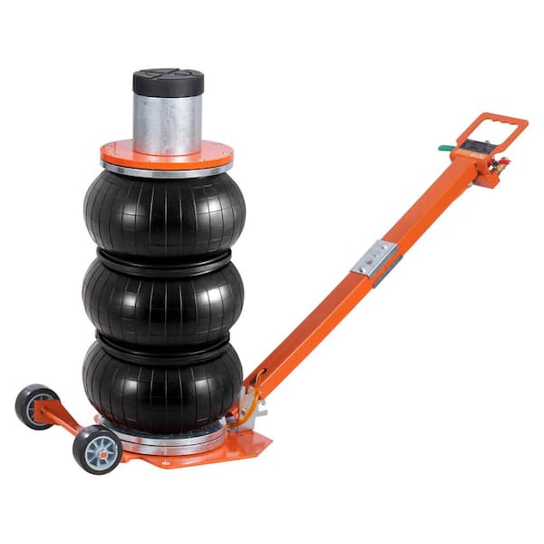 Air Jack, 3 Ton/6600 lbs, 1-6S Pneumatic Lifting Jack with Heightened Column, Adjustable Handle, Compact