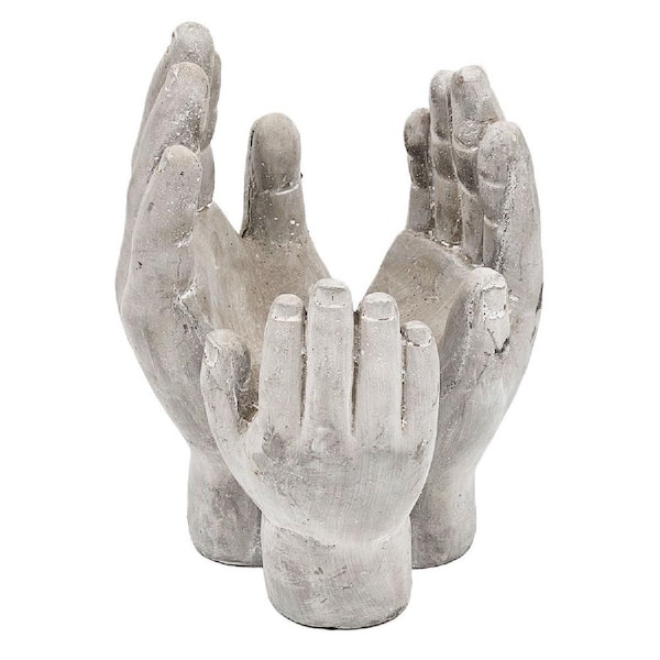 Accepting Hands Accents - (Set of 2) - Gray