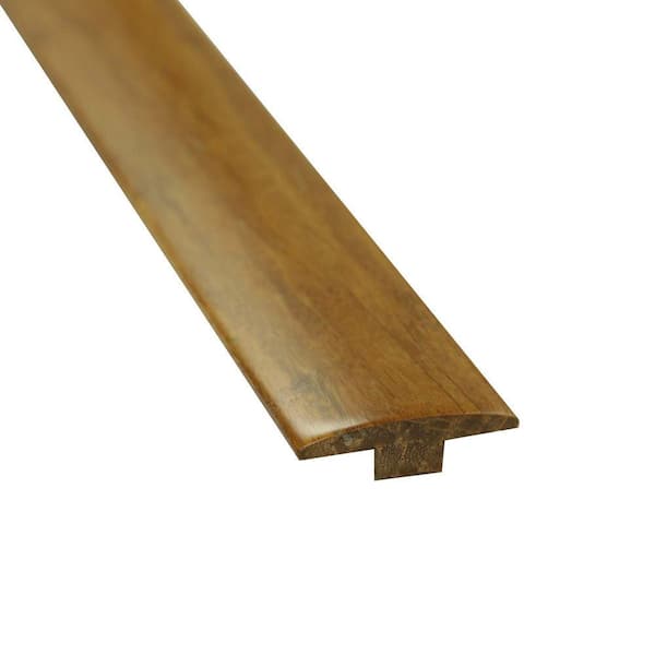 Islander Carbonized 5/8 in. Thick x 2 in. Wide x 72-3/4 in. Length Strand Bamboo T-Molding