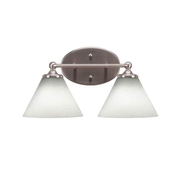 Unbranded Royale 8.25 in. 1-Light Brushed Nickel Vanity Light