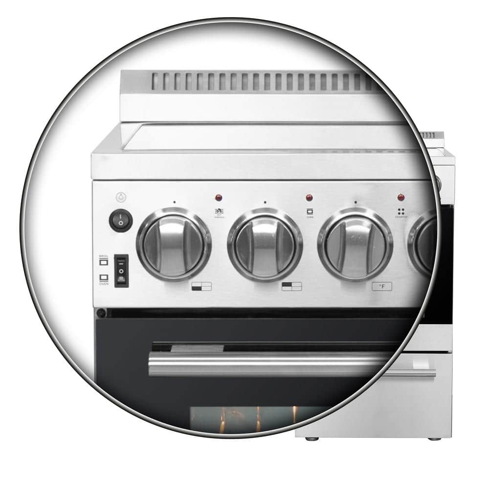 Forno 20" Stainless Steel Freestanding Electric Range with Sabbath Mode