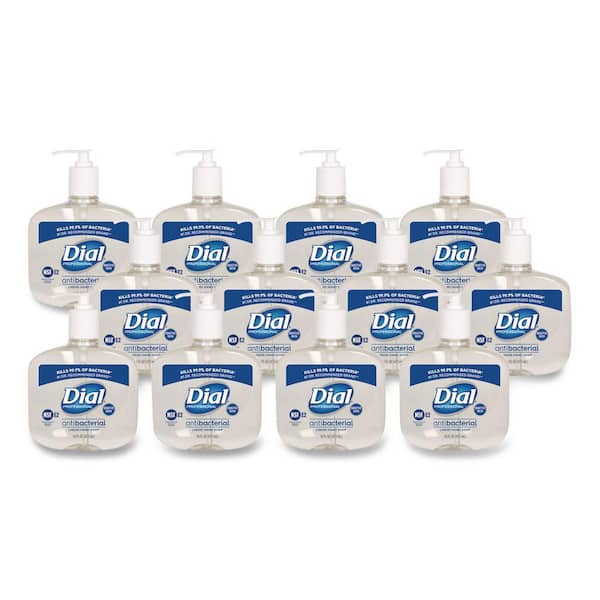16 oz. Light Floral Scent Antibacterial Liquid Hand Soap for Sensitive Skin, Pump (12-Pack)